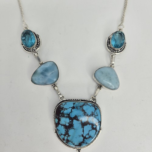 Spiderweb turquoise matrix - turquoise,